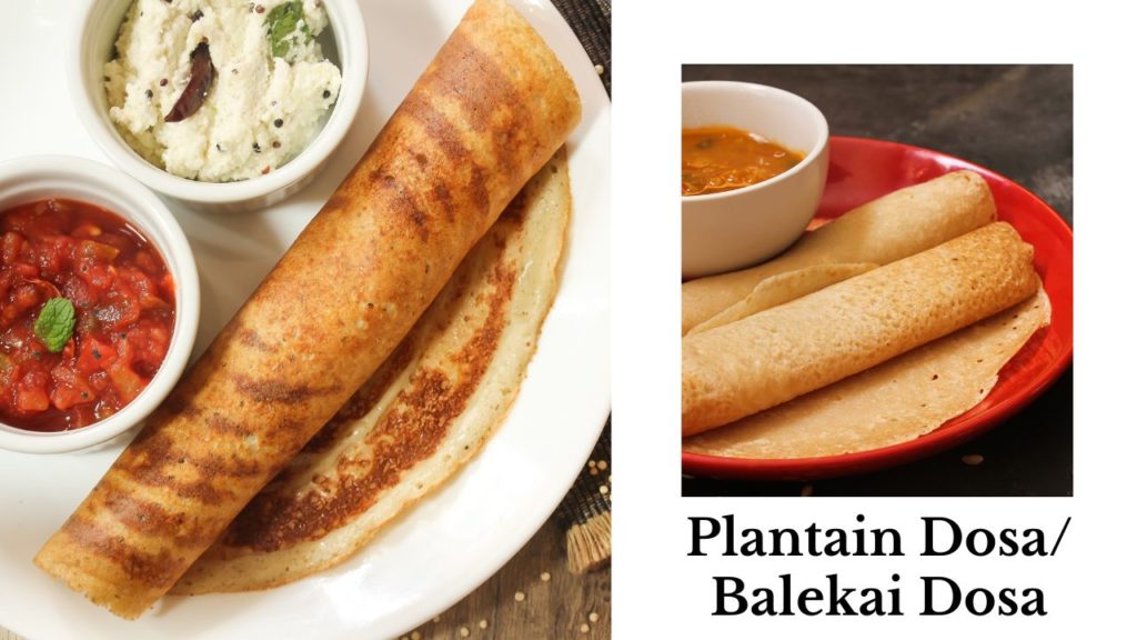 Plantain Dosa / Balekai Dosa Recipe